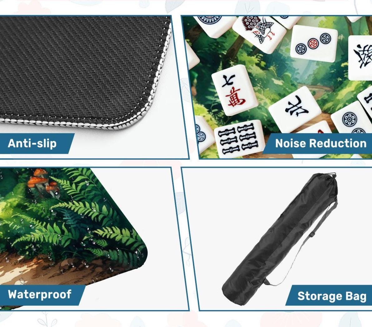 Goedkope Mahjong Mat Herbruikbaar Niet-vervagend Comfortabel Touch Tafelkleed van zachte stof Home Supply kopen - gratis levering, eerlijke reviews met foto's