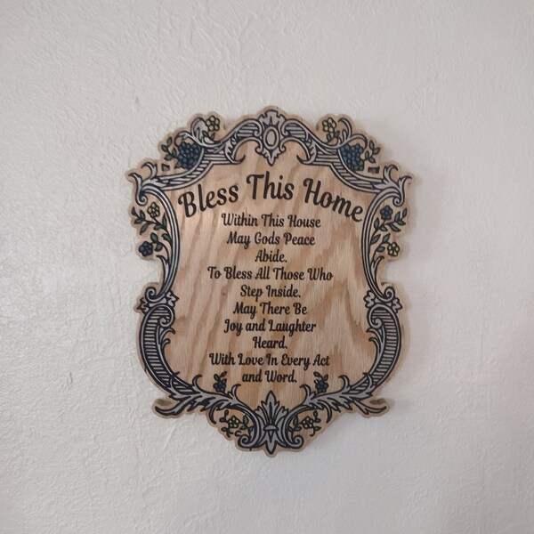 Home Blessing sign