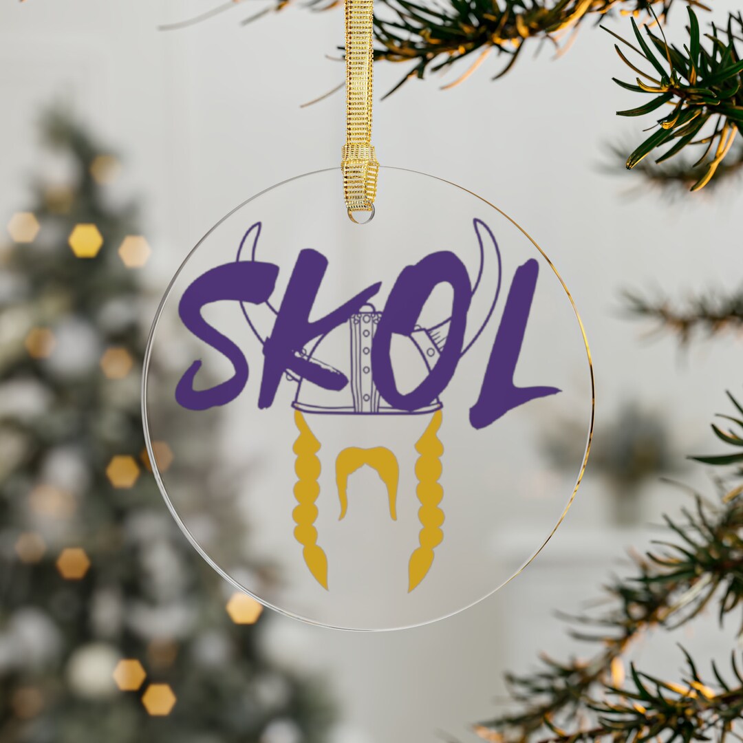 Minnesota Vikings Ornament Skol Ornament Christmas - Etsy
