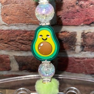MOOIE BLING-PEN!!! Schattige dubbelzijdige handgemaakte avocadopen