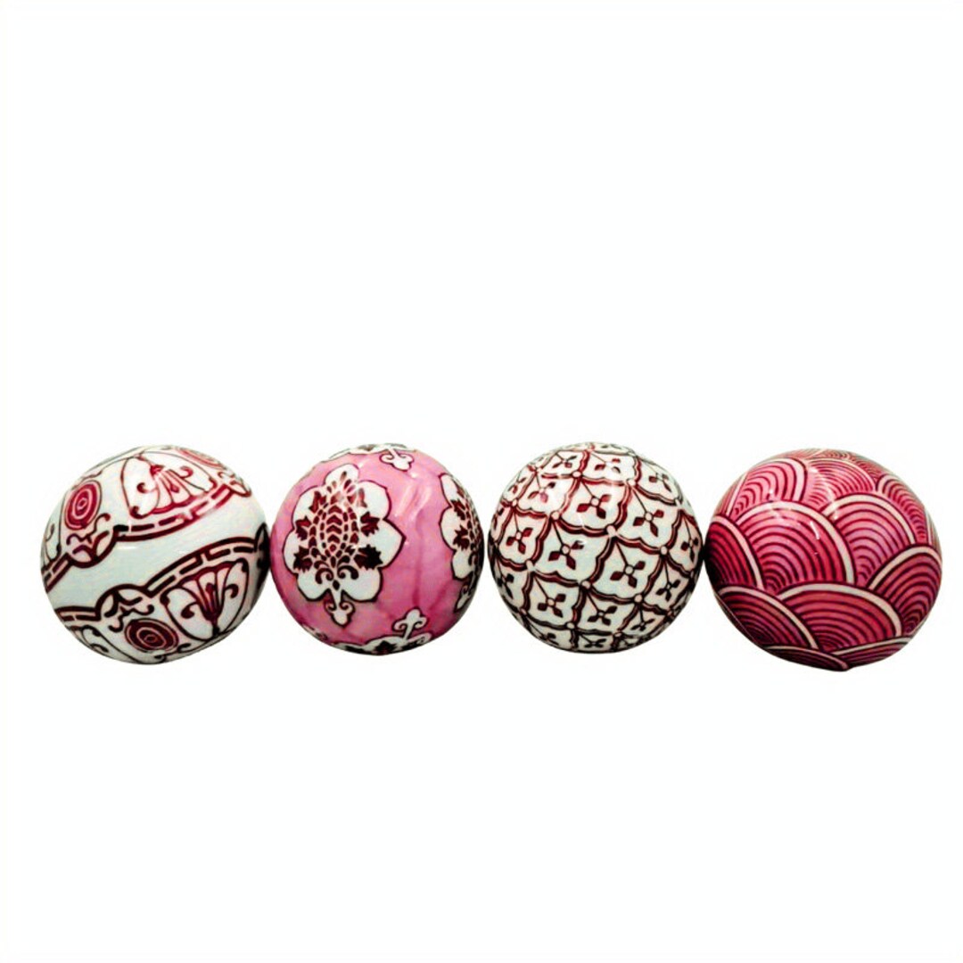 Decorative Porcelain Ball Set Etsy
