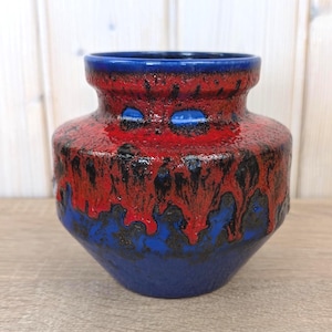 Fat lava vase blue - Etsy 日本
