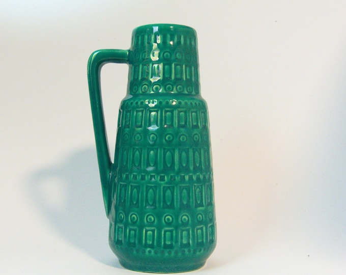 West Germany Vase - Scheurich - Inka series 416-26 - Turquoise