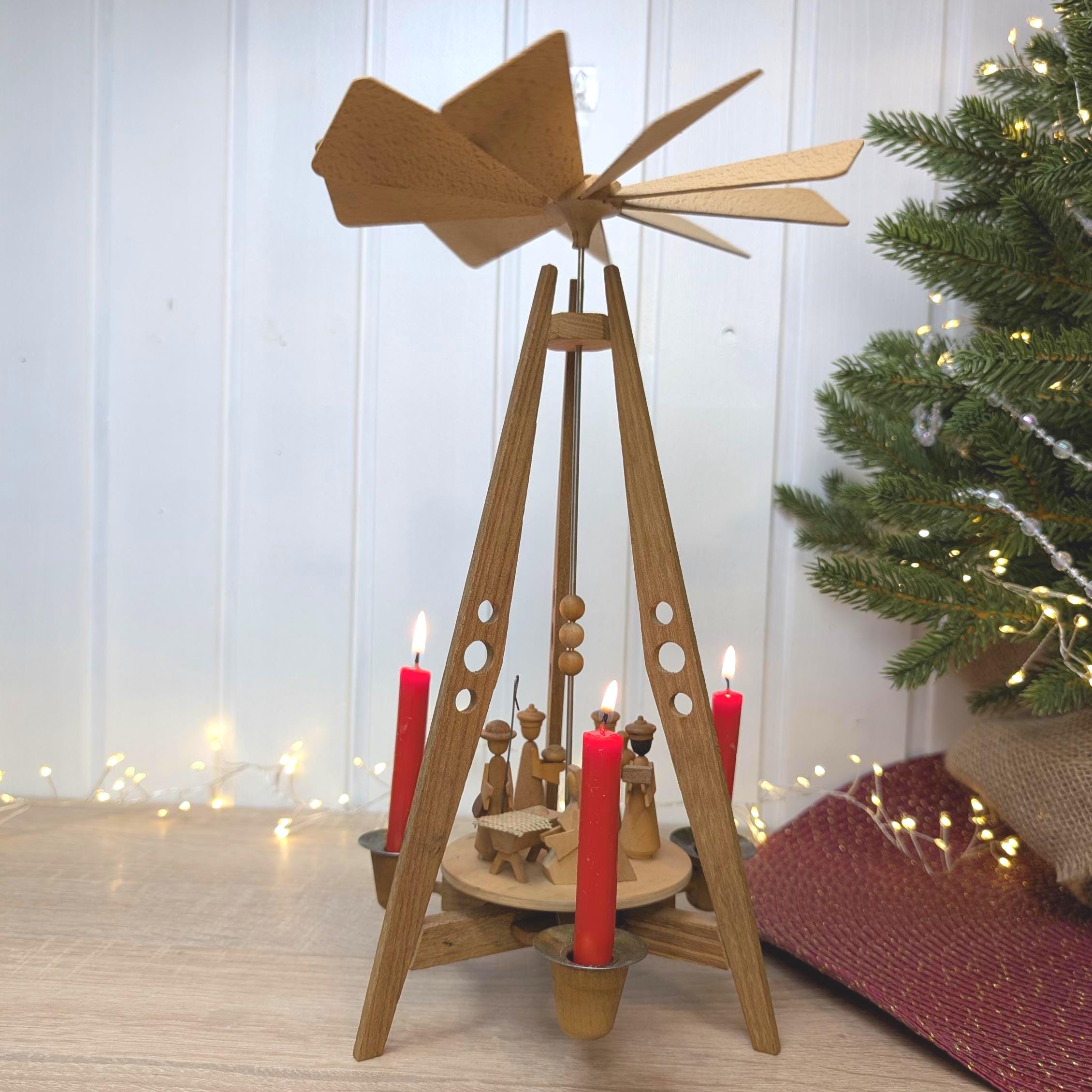 Vintage German Pyramid Windmill - Etsy