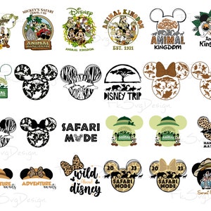 Animal Kingdom Png Bundle, Safari Best Day Ever PNG Bundle, Wild, Safari Png Files, Animal Kingdom Png,  Mouse Safari, Hakuna Matata Png