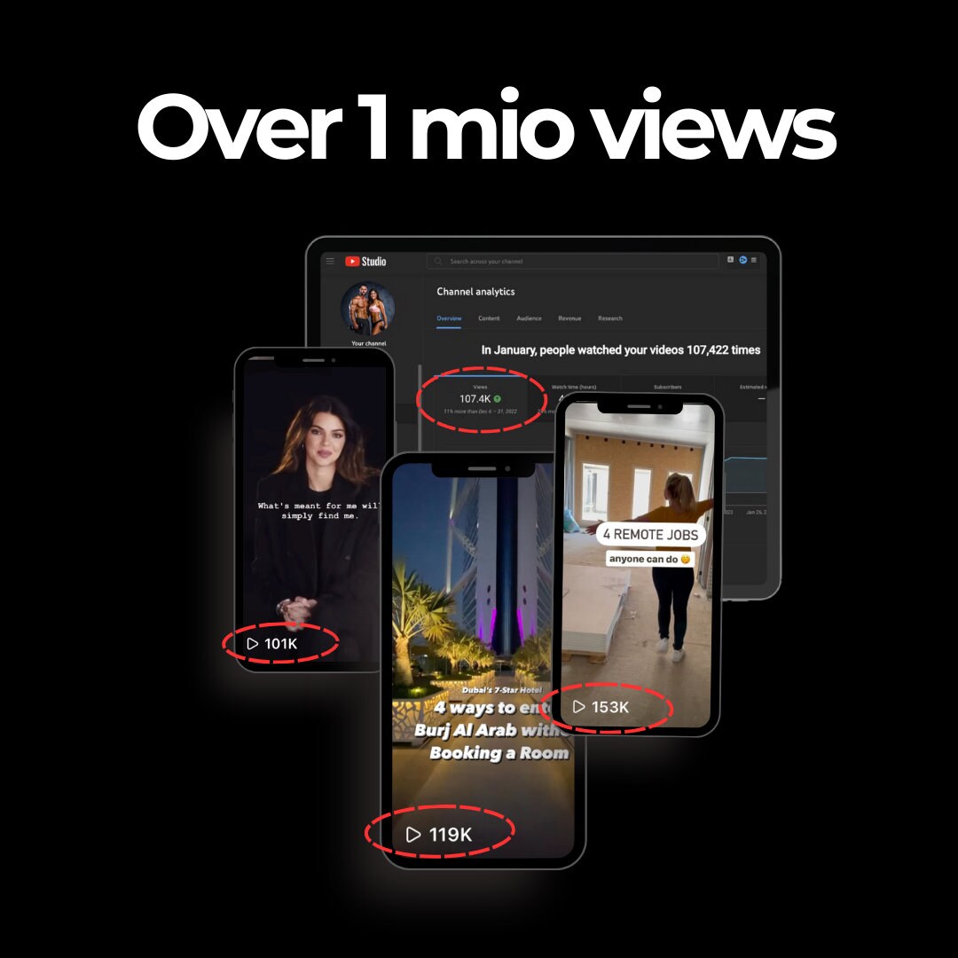 Best Viral Hook Video Reel Bundle for Instagram Reels , Tiktok Videos
