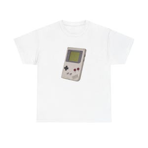 Maglietta con grafica di console portatile retrò / Maglietta con grafica di videogiochi vintage immagine 2