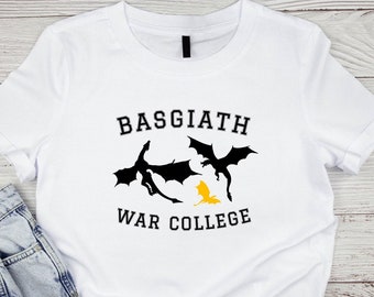 Basgiath War College T-Shirt, Vierter Flügel inspiriert