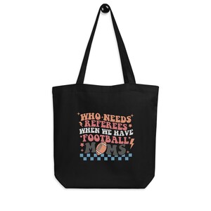 Football Season Mom Tote Bag