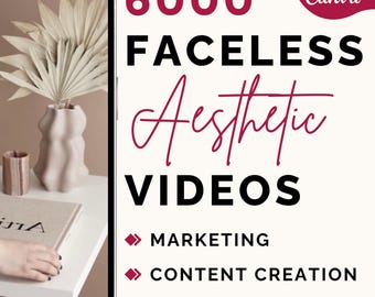 6000+ Faceless Video Reels, Marketing Templates (Digital Download, MRR & PLR License)
