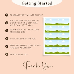 Business card Canva editable diy template