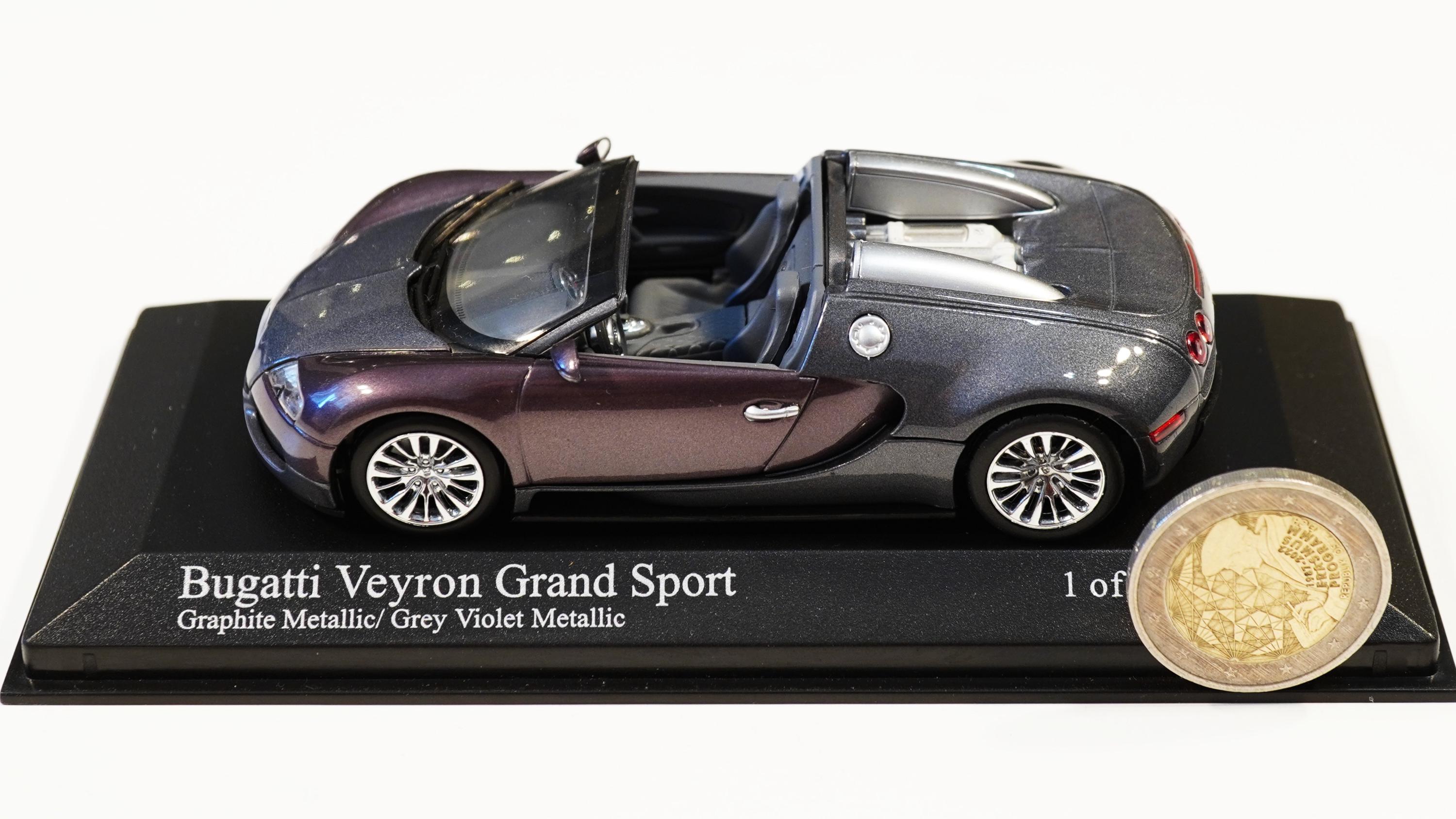 Bugatti Veyron Grand Sport – Minichamps 1/43 - Etsy