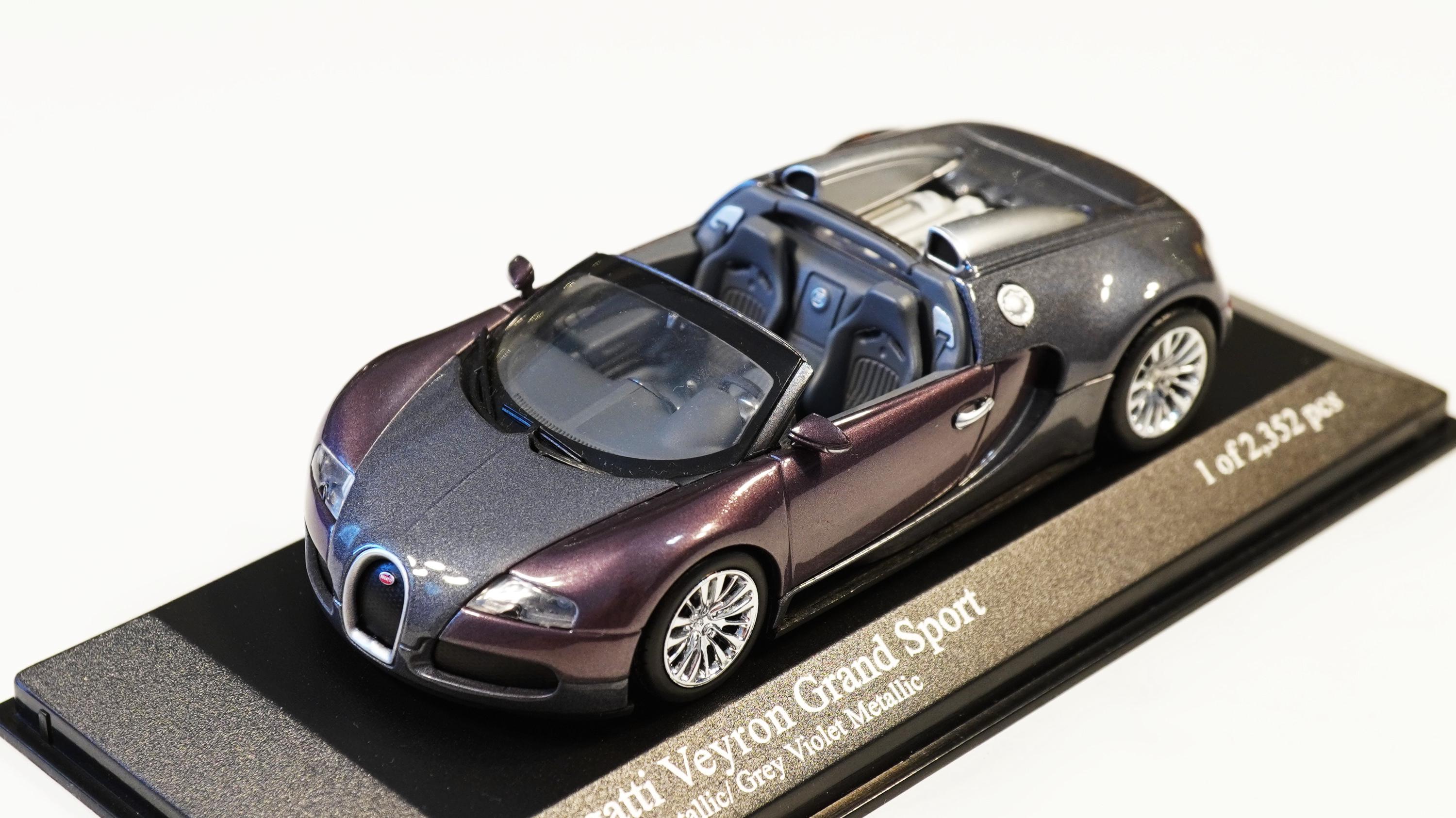 Bugatti Veyron Grand Sport – Minichamps 1/43 - Etsy
