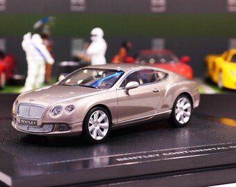 Bentley Continental GT V8 de 2011 bleu métal 1/43 Minichamps (1008 exemplaires) - Collection