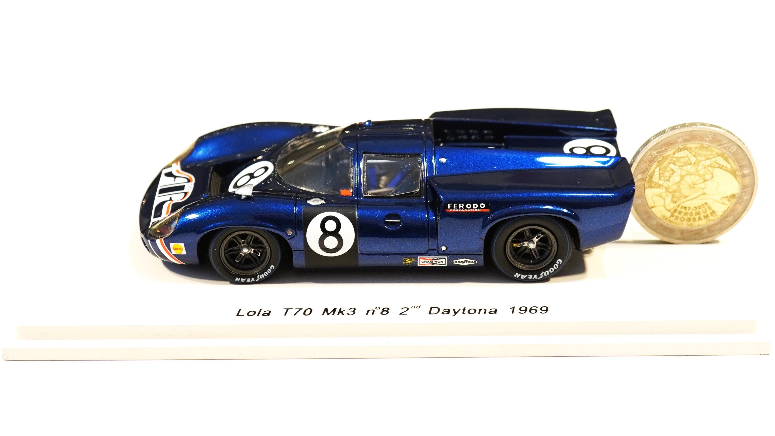 Lola T70 MK3 'nr.8 2nd 24h Daytona' - Spark 1/43 - Etsy