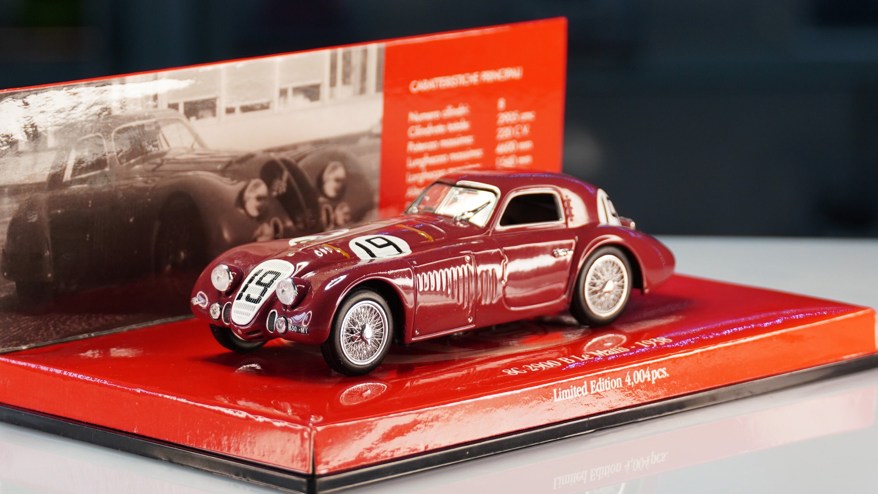 1938 Alfa-romeo 8C 2900B Le Mans - Minichamps 1:43 - Etsy