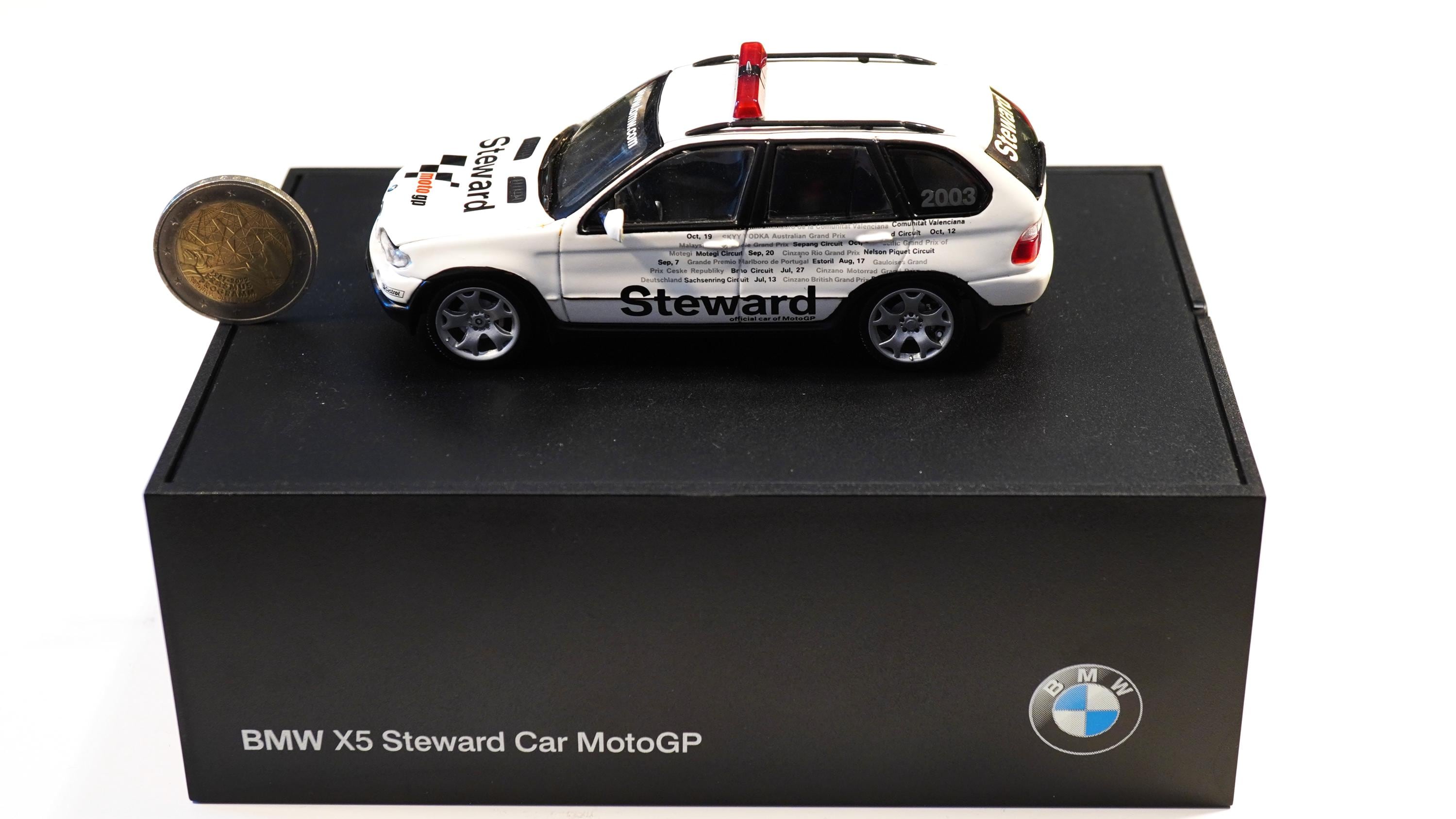 BMW X5 E53 'Steward Car MotoGP' - Minichamps 1/43 - Etsy.de