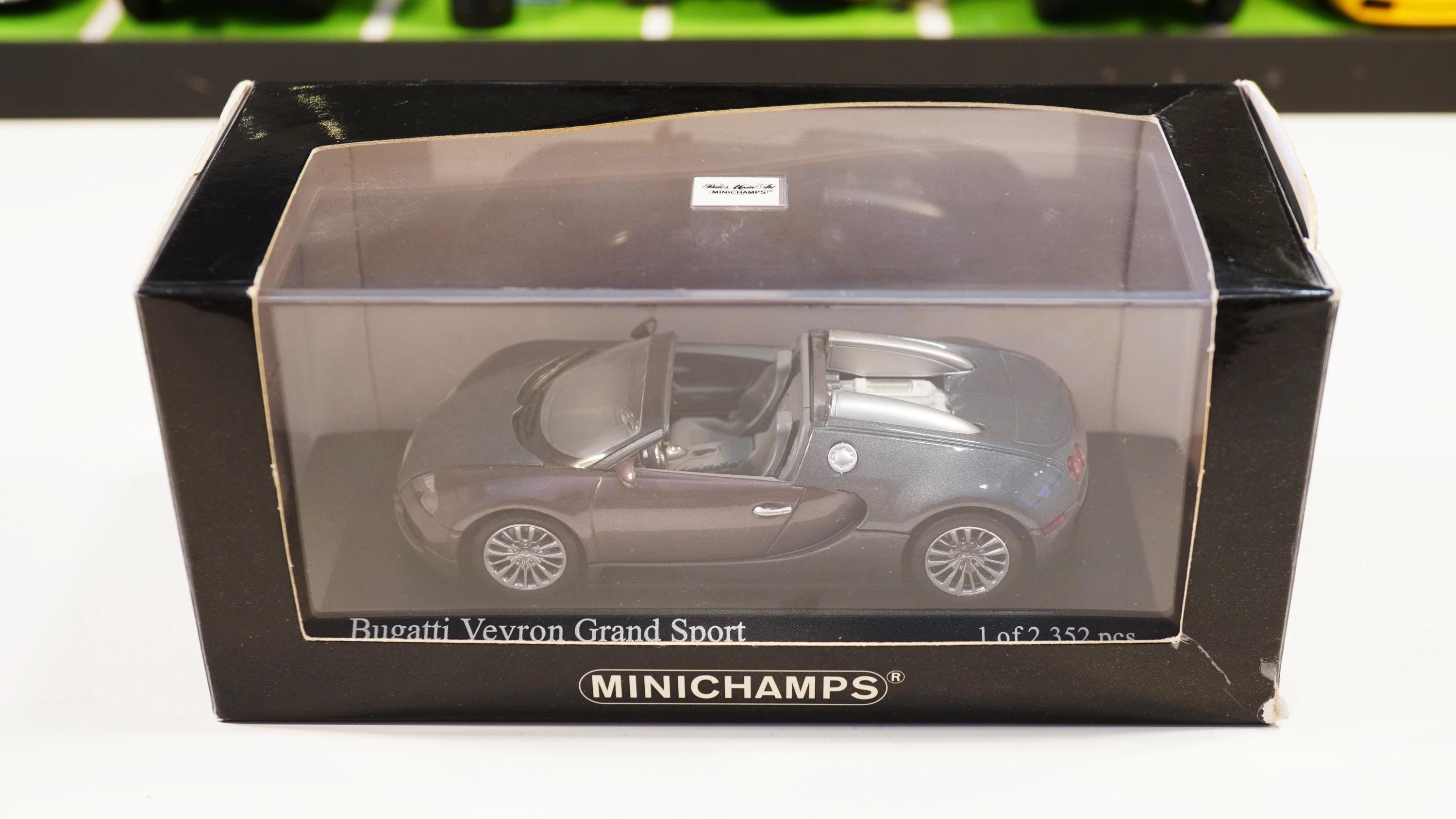 Bugatti Veyron Grand Sport – Minichamps 1/43 - Etsy