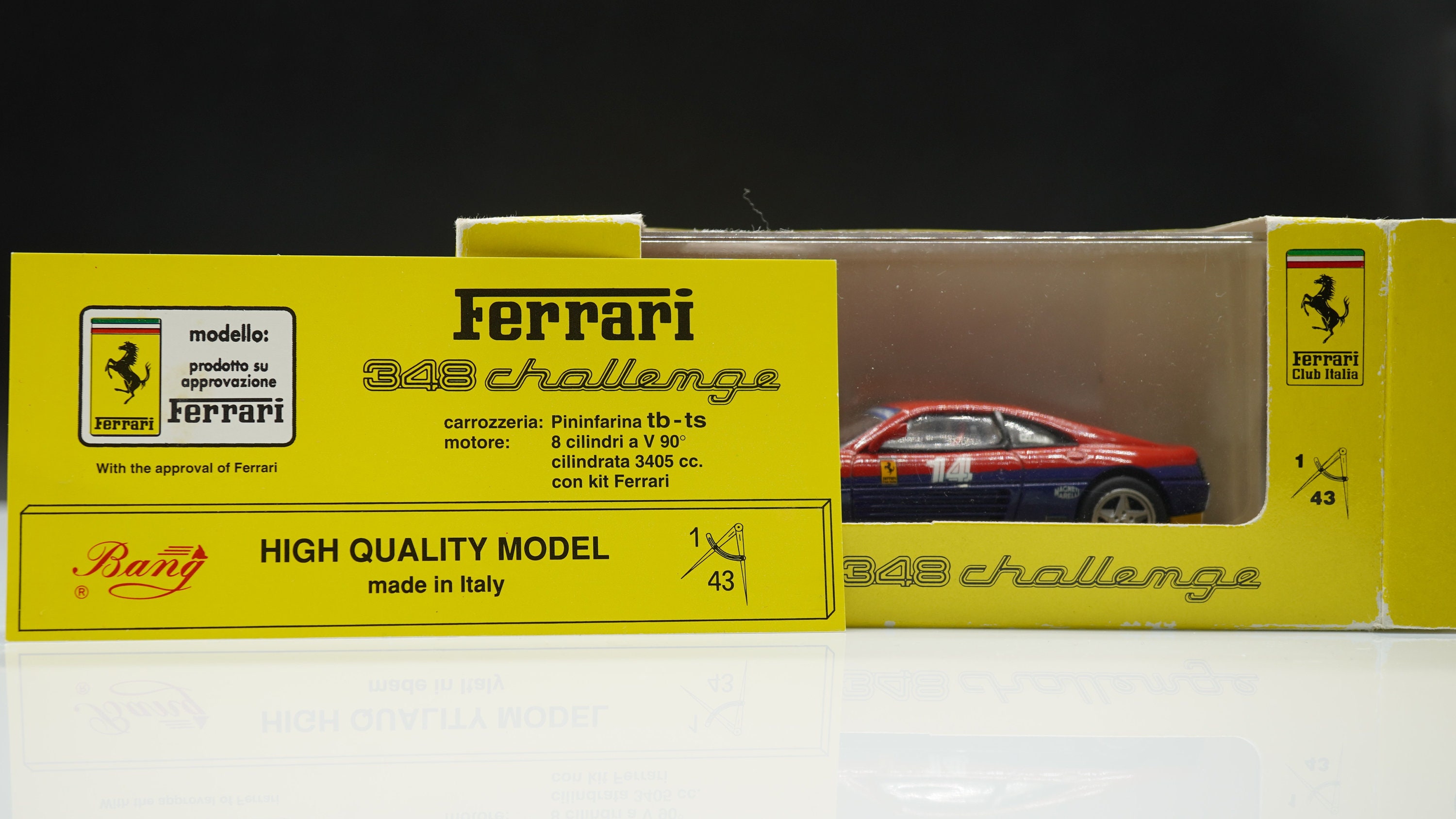 1993 Ferrari 348 Challenge - Bang 1/43 - Etsy