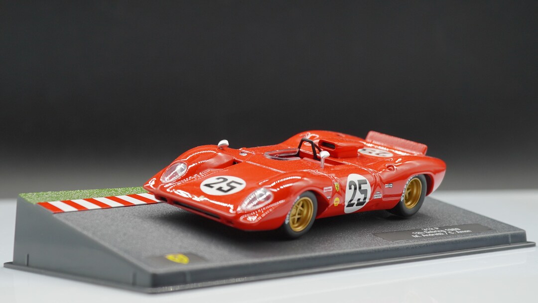 Altaya 1/43 Scale 61023T - Ferrari 312 P #25 12h Sebring 1969