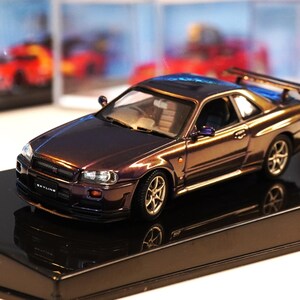 ミニカー AUTO art 1/43 NISSAN Skyline GT-R R34 Fast & Furious GT-R (R34) No. 43 [Encyclopedia Volume] (with