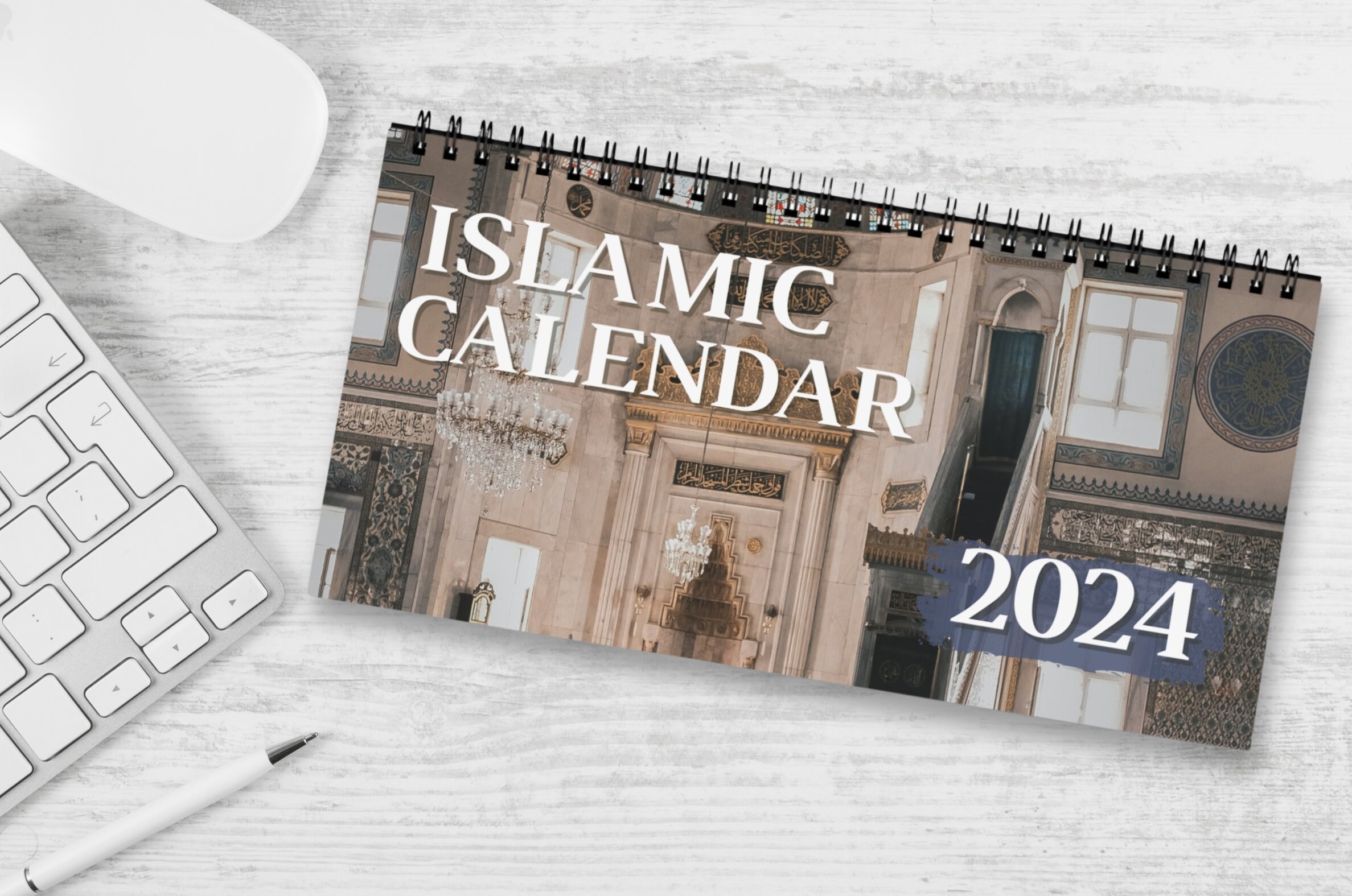 Islamic Calendar, Desk Calendar, Calendars 2024, 2024 Calendars, Hijri Calendar 1445, Calendars
