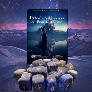 L'Oracle des Légendes du Bout du Monde et ses Runes gravées dans de magnifiques Lapis Lazulis