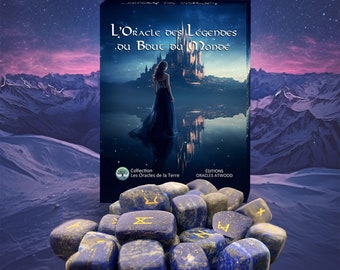 L'Oracle des Légendes du Bout du Monde et ses Runes gravées dans de magnifiques Lapis Lazulis