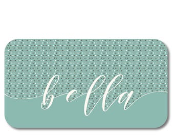 Custom Dog Bowl Mat, Personalized Dog or Cat Food Mat, Non-Slip Dog Mat for Food and Water, Custom Name Food Mat for Multiple Design & Sizes