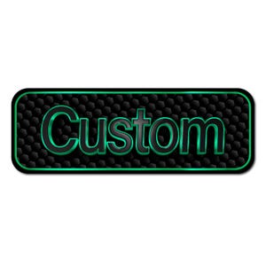 Custom Name Plate for Club Car Onward Golf Cart - Personalized Text - Replacement Decal Emblem - Multiple Color Options - Size 6.4" x 2.25"