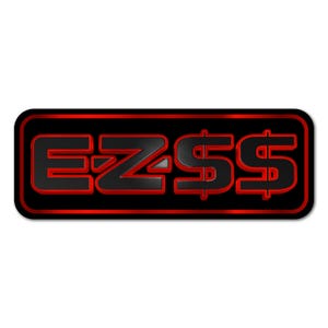 EZ-GO RXV Golf Cart Name Plate - Easy Money Design - Replacement Decal Emblem - Multiple Color Options - 3D Design - Size 8.15" x 3"