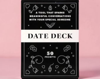 Date Deck Couples Game, Intimacy Connection Cards, Relationship Prompts, Date Night Conversation Starter