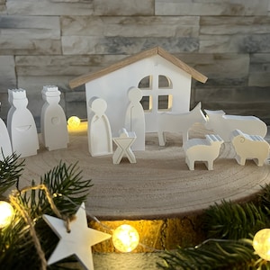 Modern nativity scene, Christmas nativity scene