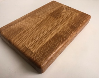 Solid Oak or Walnut chopping board 40mm thick