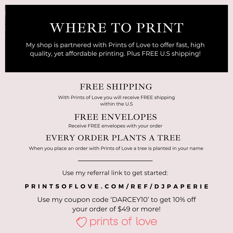 a flyer for a print shop with the words where to print