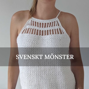 Virkmönster worsted garn sommarlinne med genombrutet bakstycke: Jailbreak Top av Hooked by Anna
