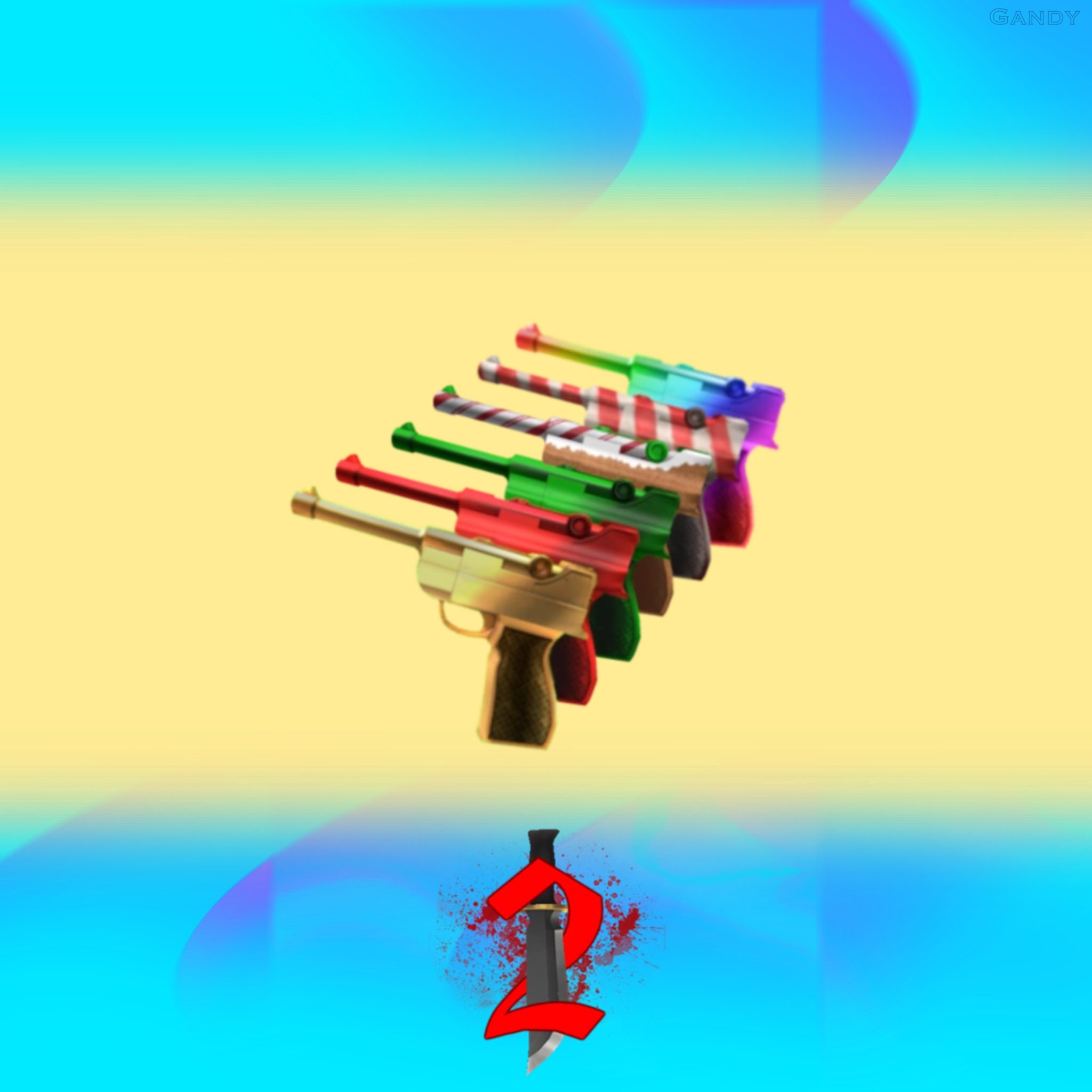 Roblox Murder Mystery 2 MM2 Red Luger Godly Gun Fast India