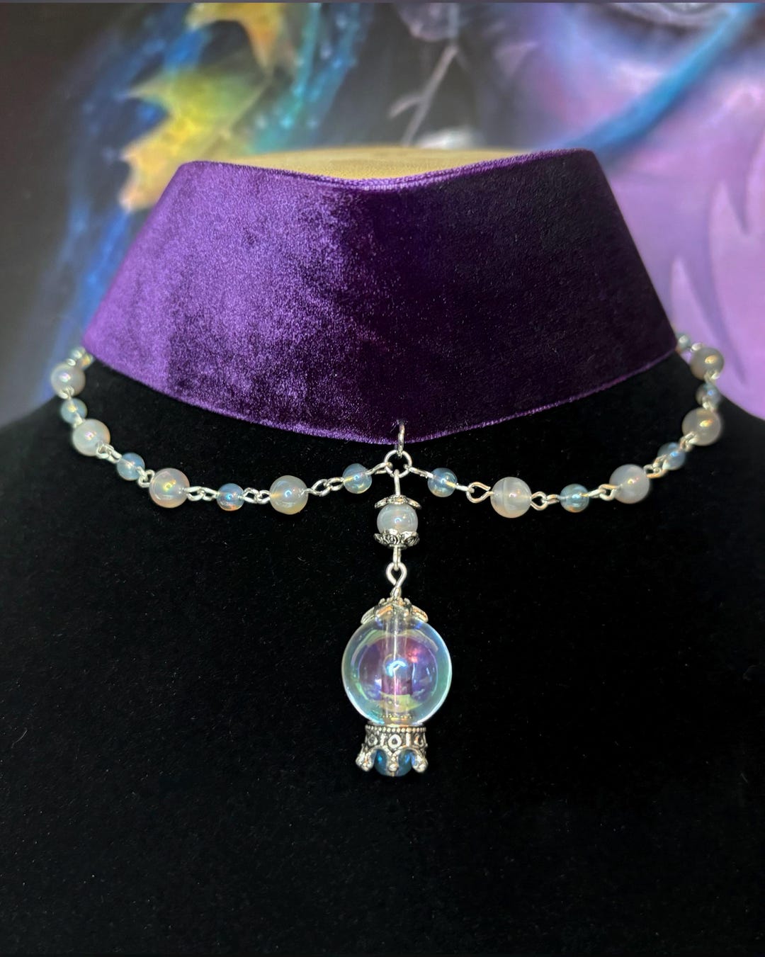 Pin & Tube Crystal Choker main image 0