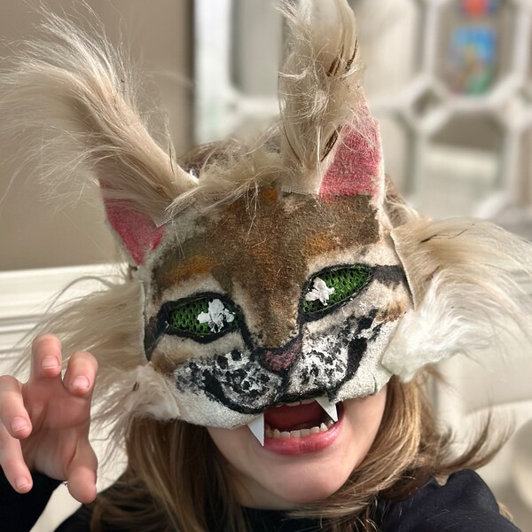 Bobcat Therian Mask Etsy