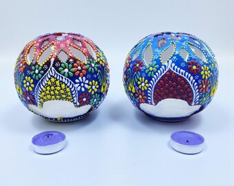 Ręcznie robiony ceramiczny świecznik