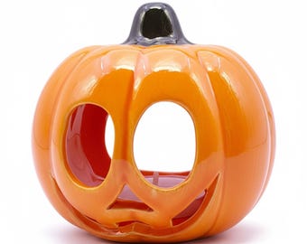 Calabaza pequeña, candelabro de cerámica, Halloween, compra más, paga menos