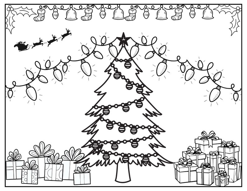 Easy Christmas Coloring Page Printable - Il 794xN.5578962354 M0t1 