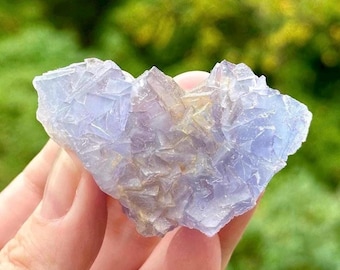 Indigo Blue Cubic Fluorite Specimen, Xin Jiang China