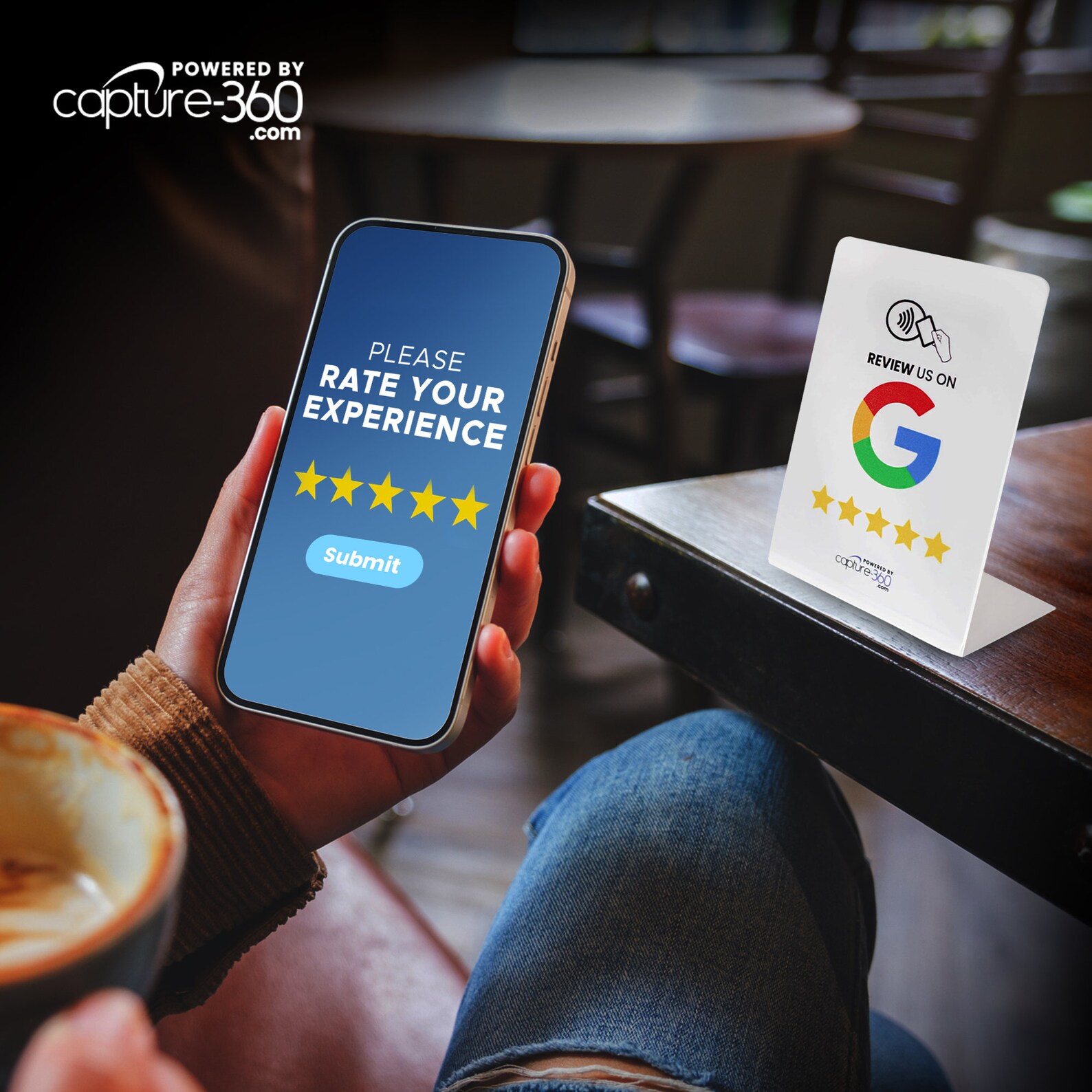Capture 360 Google Review NFC Tap Stand - Effortless Feedback ...