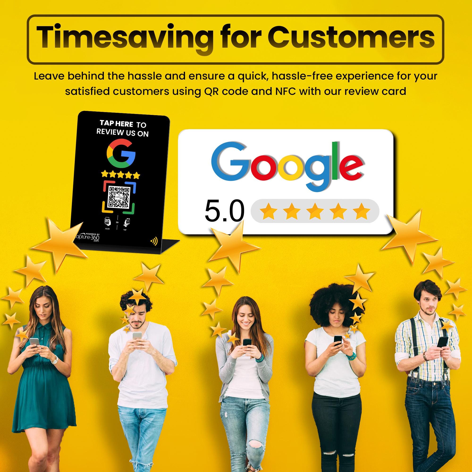 Capture 360 Google Review NFC Tap Stand - Effortless Feedback ...