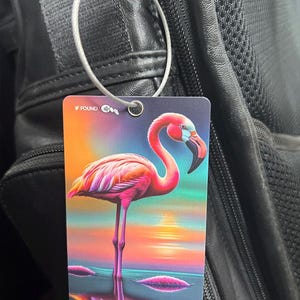 Capture 360 Smart ID Tag with NFC and QR Code for Luggage and Belongings