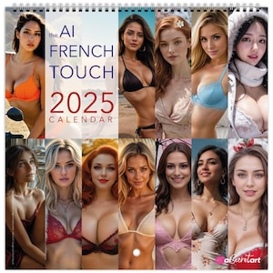Kalender 2025 - die KI French Touch Girls