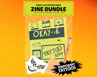 Okay-ish Tattoo Shop ZINE BUNDLE| INTERACTIVE | Illustrated |