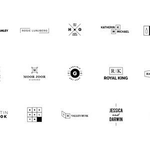 45 Minimalist Logos AI & EPS Files Clean and Modern Logo Collection - Etsy
