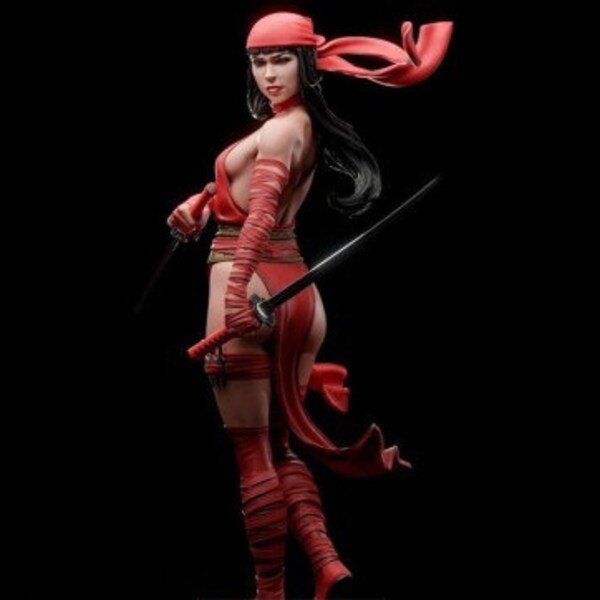 Elektra 3D STL File - 3D Design 3D Printer Elektra statue STL